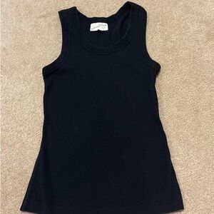 Universal Thread Black Ribbed Tank - Sleek Sleeveless Layering Top